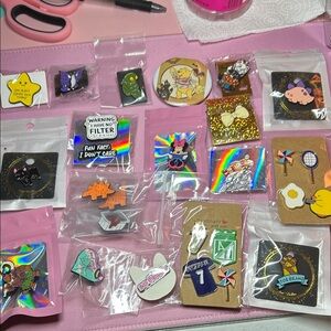 27 Colorful Assorted Pins